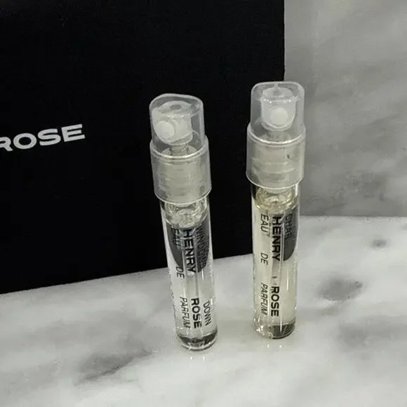 {HENRY ROSE} CHAR / WINDOWS DOWN Eau De Parfum .05 oz/1.5ml NEW - Picture 2 of 3